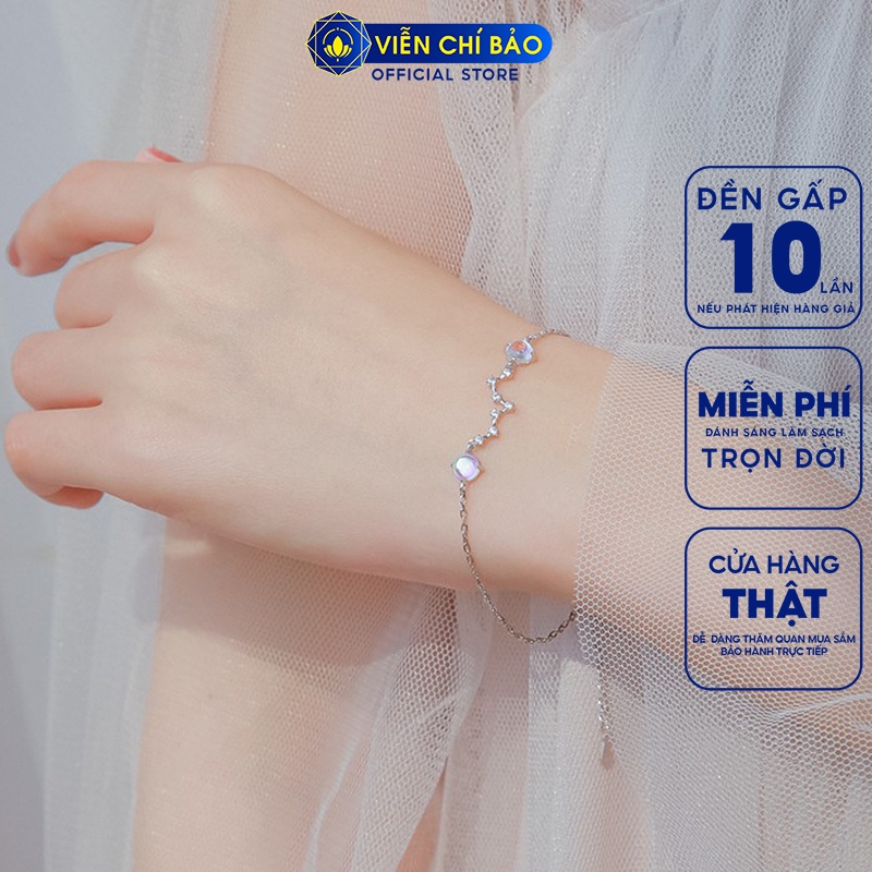 Lắc tay bạc nữ Dải Ngân Hà Big Dipper chất liệu bạc 925 thời trang phụ kiện trang sức nữ Viễn Chí Bảo L400703