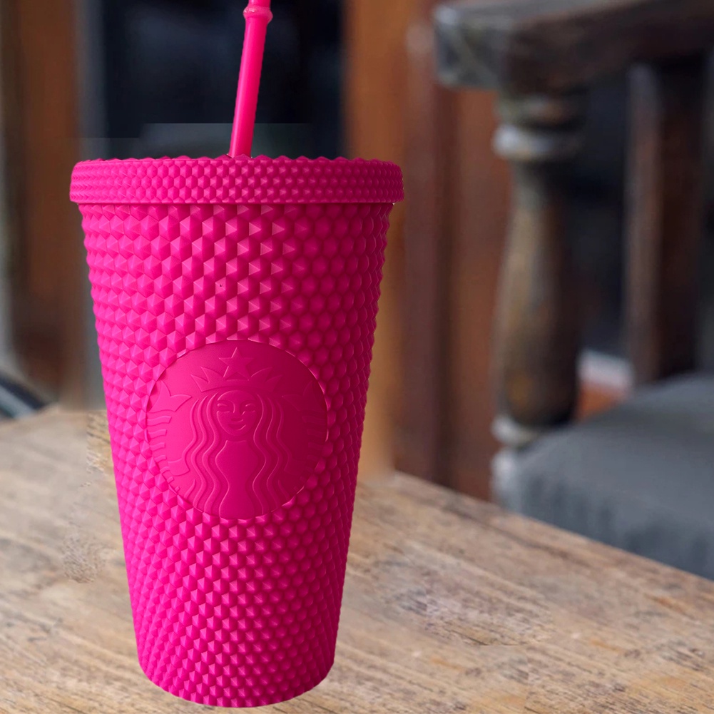 Star-bucks Sầu Riêng Loạt Tái Sử Dụng Cốc Nhựa Với Mô Hình Kim Cương Phích Cup 24-giờ Tái Sử Dụng Sầu Riêng Cup Waitime