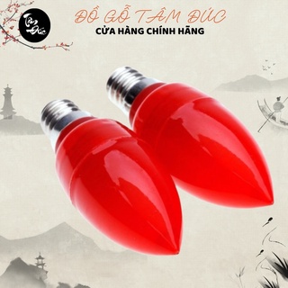 Bóng đèn quả nhót / đèn nến / đèn bàn thờ đuôi E12 Đồ Gỗ Thần Tài