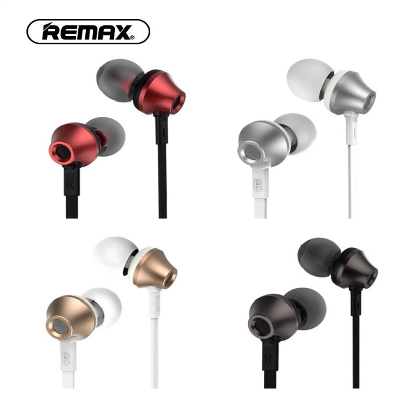 【100% Original】Remax Super Bass Wired Earphone headphone earbuds with HD Microphone