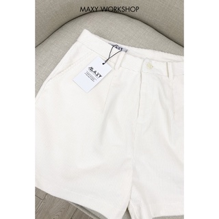 Quần short trắng năng động white short Maxy Workshop
