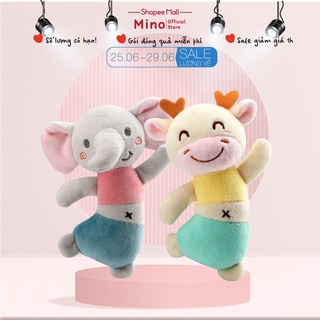 Thú Bông Cầm Tay Hình Thú Cho Bé, Có Tiếng Kêu Chíp Chíp MINO STORE TH64