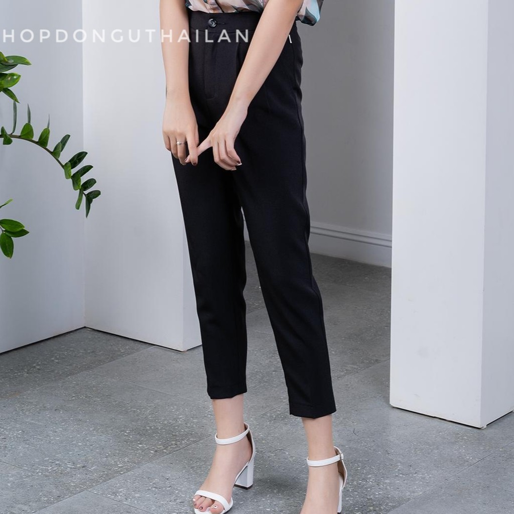Quần baggy đen form chuẩn cao cấp