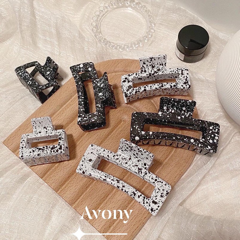 Kẹp tóc nữ thời trang theo trend HOT màu bò sữa ( màu trứng cút)