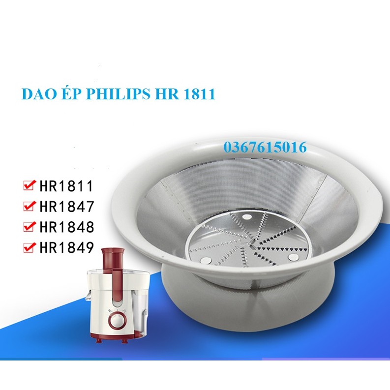 DAO ÉP máy ép trái cây Philip HR1811 HR1847