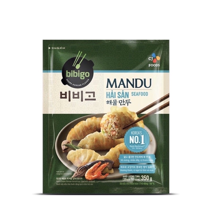 BÁNH XẾP MANDU HẢI SẢN HÀN QUỐC 350G | BigBuy360 - bigbuy360.vn