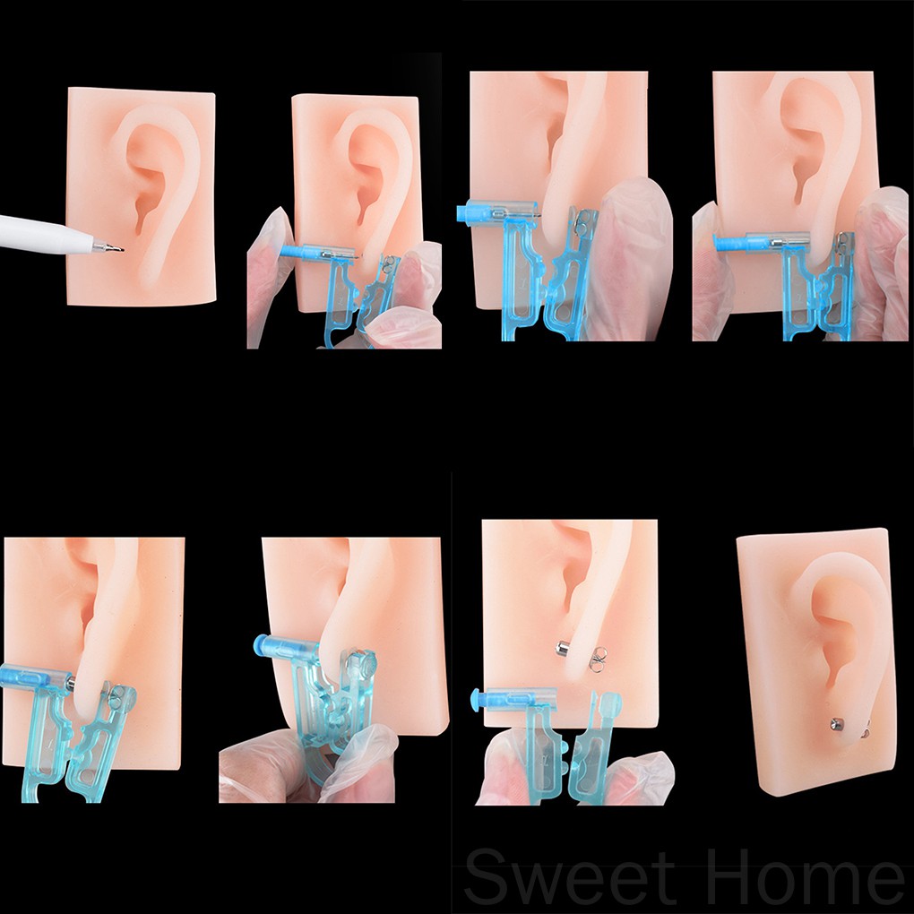 Dụng Cụ Xỏ Khuyên Tai Tự Xỏ An Toàn Dùng Một Lần Tiện Dụng