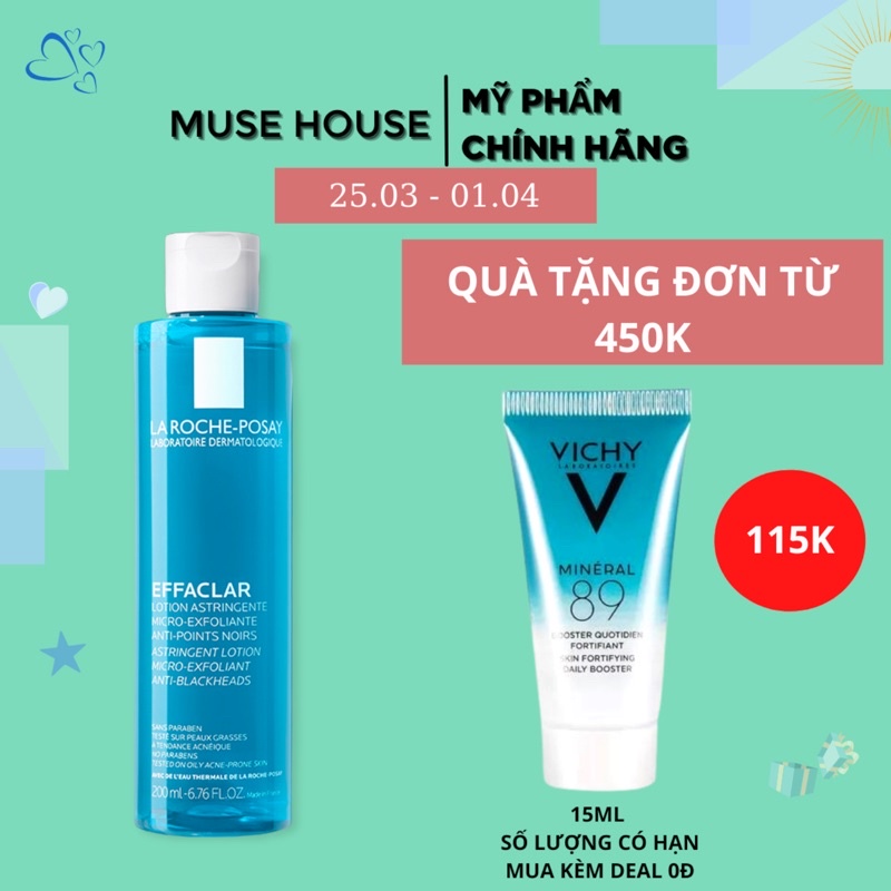 Nước Hoa Hồng La Roche Posay Effaclar Toner 200ml