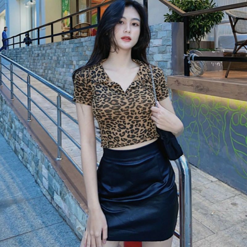 [Corn9] Áo và Đầm họa tiết beo