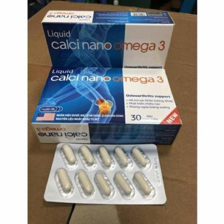 Liquid Calci nano omega 3 phòng ngừa loãng sương, phát triền chiều cao