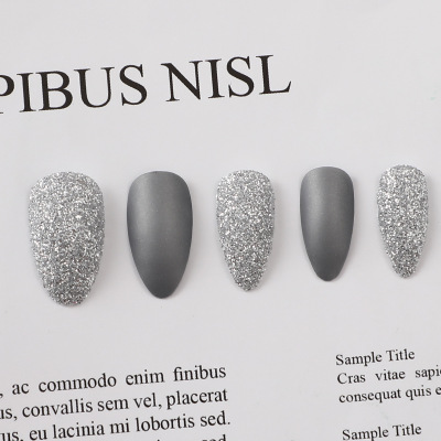 Móng giả kim tuyến lấp lánh 24 móng - NAIL01