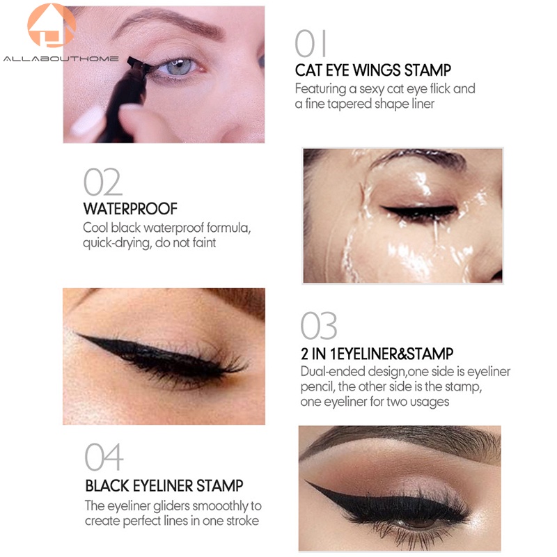 Bút kẻ mắt dạng lỏng hai đầu chống thấm nước và mồ hôi
 | BigBuy360 - bigbuy360.vn