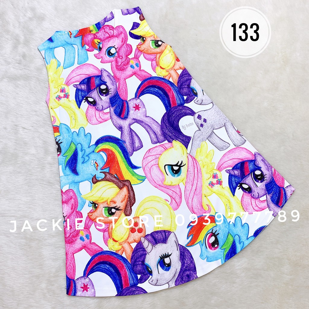 váy đầm hình ngựa pony 3d