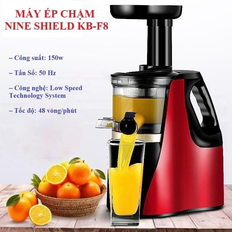 Máy Ép Chậm KB-F8 Chính Hãng Nineshield Ép Siêu Kiệt Nhỏ Gọn Bảo Hành 12 Tháng -Gbear_Shop