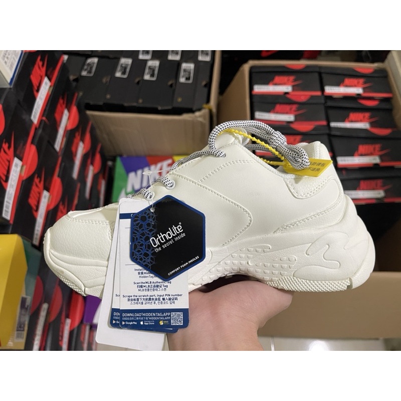 giày MLB Boston chữ đỏ | Big Ball Chunky | Bản cao cấp