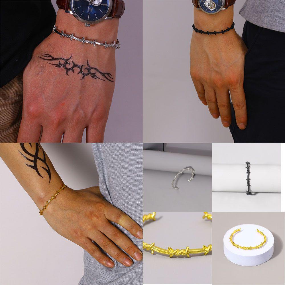 Vòng Tay Bằng Thép Không Gỉ Thời Trang Cho Nam