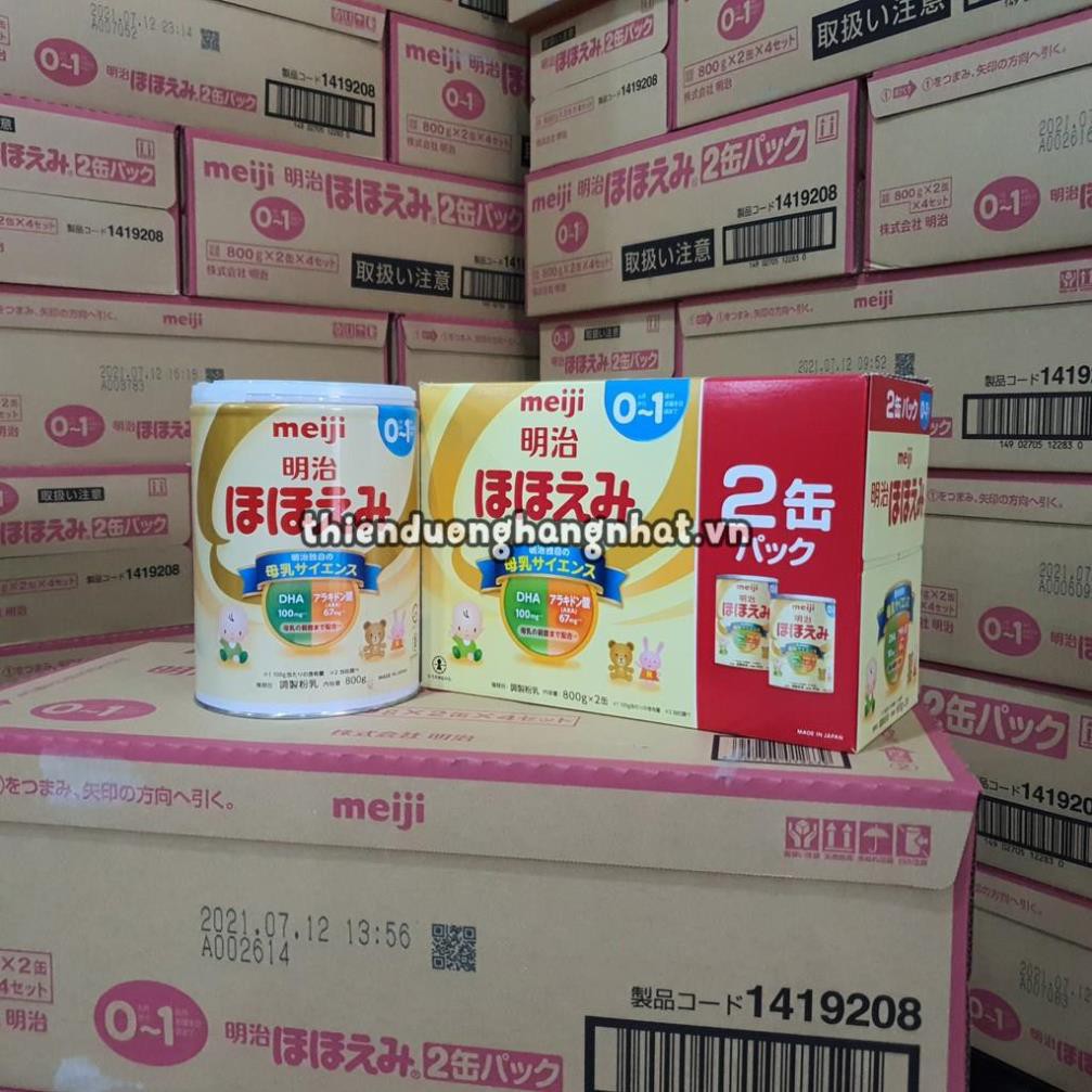 SỮA MEIJI LON 800G NỘI ĐỊA NHẬT ĐỦ SỐ DATE MỚI