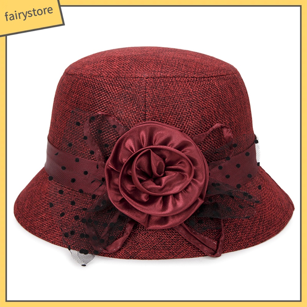 Mũ Bucket Hoạ Tiết Chấm Bi Cho Phái Nữ