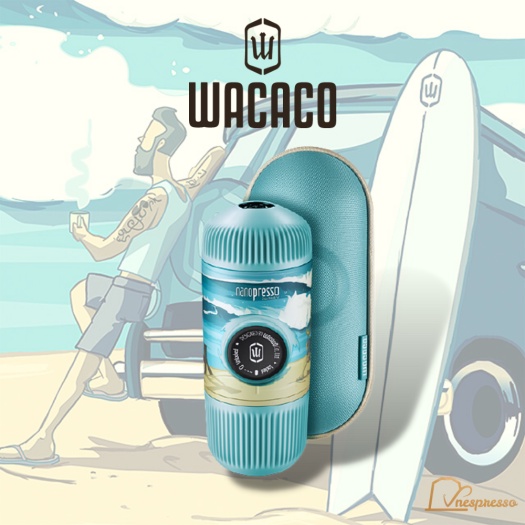 Máy Pha Cà Phê Wacaco NanoPresso, Dụng cụ pha cà phê nhỏ gọn dễ sử dụng dễ dàng mang theo đi du lịch, đi giã ngoại