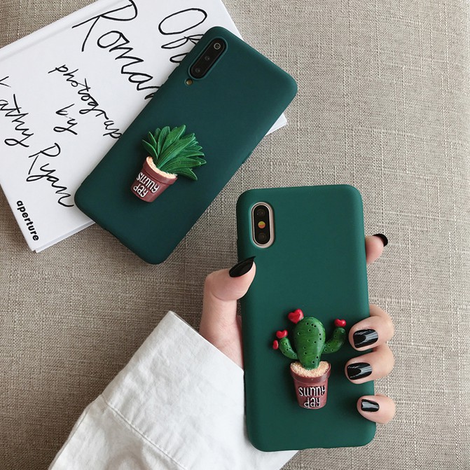 Ốp điện thoại hình cây xương rồng cho Samsung Galaxy A6 A8 A7 A9 Plus J4 J6 Plus J8 2018 J3 J5 J7 Pro A750 J2 Prime | BigBuy360 - bigbuy360.vn