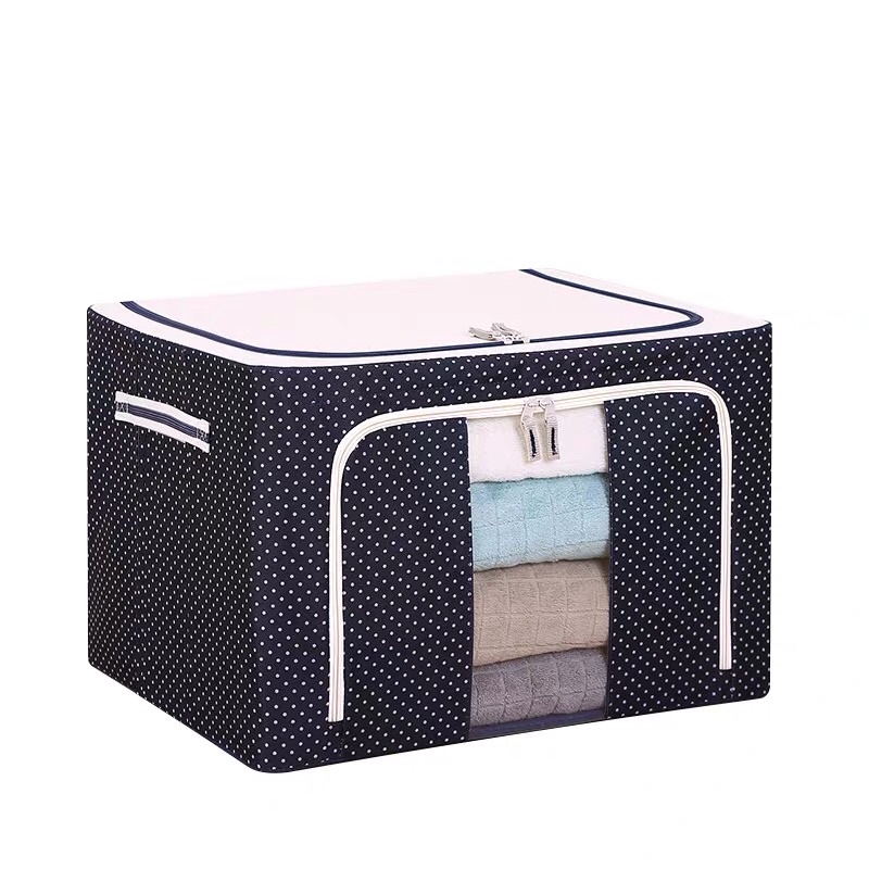 [Mã LIFE20KALL giảm 10% đơn 50K] Túi vải đựng chăn màn, quần áo có khung sắt chịu lực cao cấp bền, đẹp