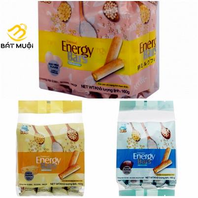 Bánh ống ngũ cốc năng lượng Energy Bar I.B.O 160g (16 thanh)