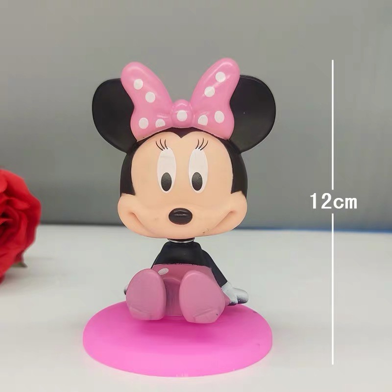 Trang trí chuột Minnie hồng + giá đỡ