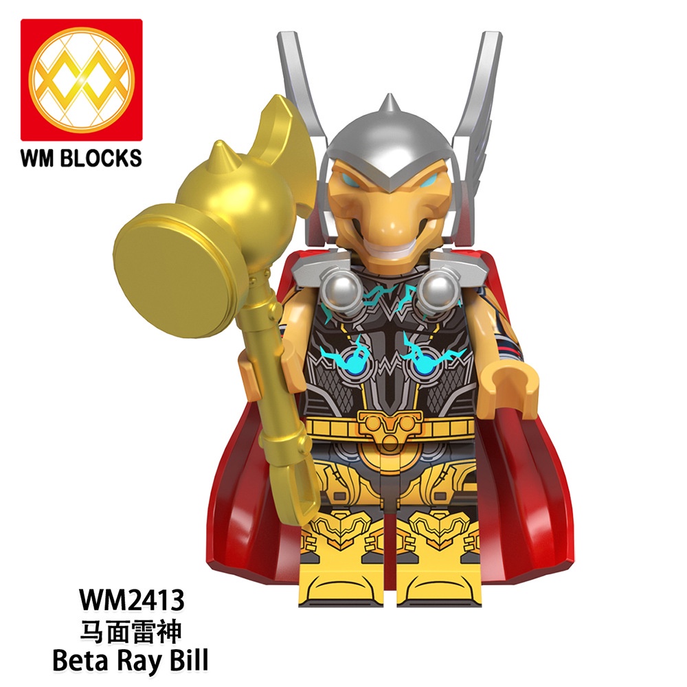 Minifigures Các Mẫu Nhân Vật Siêu Anh Hùng Trong Love And Thunder Thor Star Lord Valkyrie WM6146 - Đồ Chơi Lắp Ráp Mini