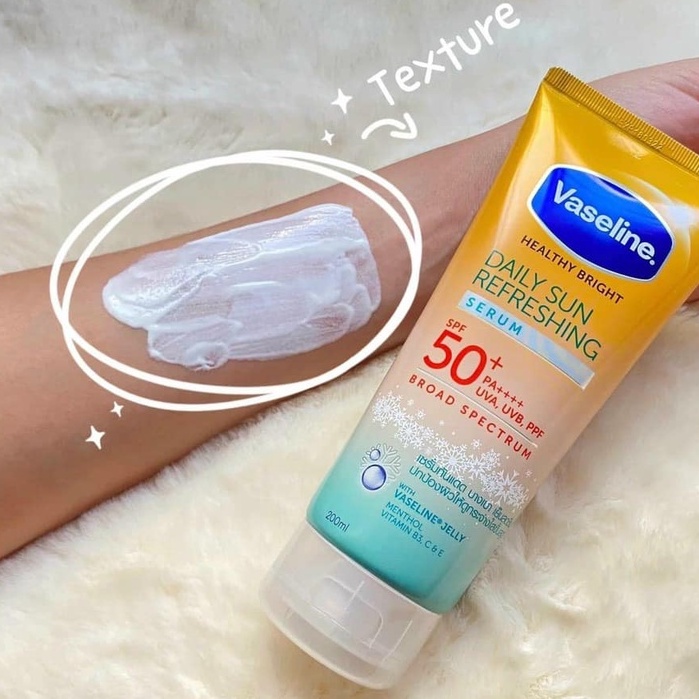 Kem &amp; Serum Dưỡng Thể Trắng Sáng Da Vaseline Daily Brightening