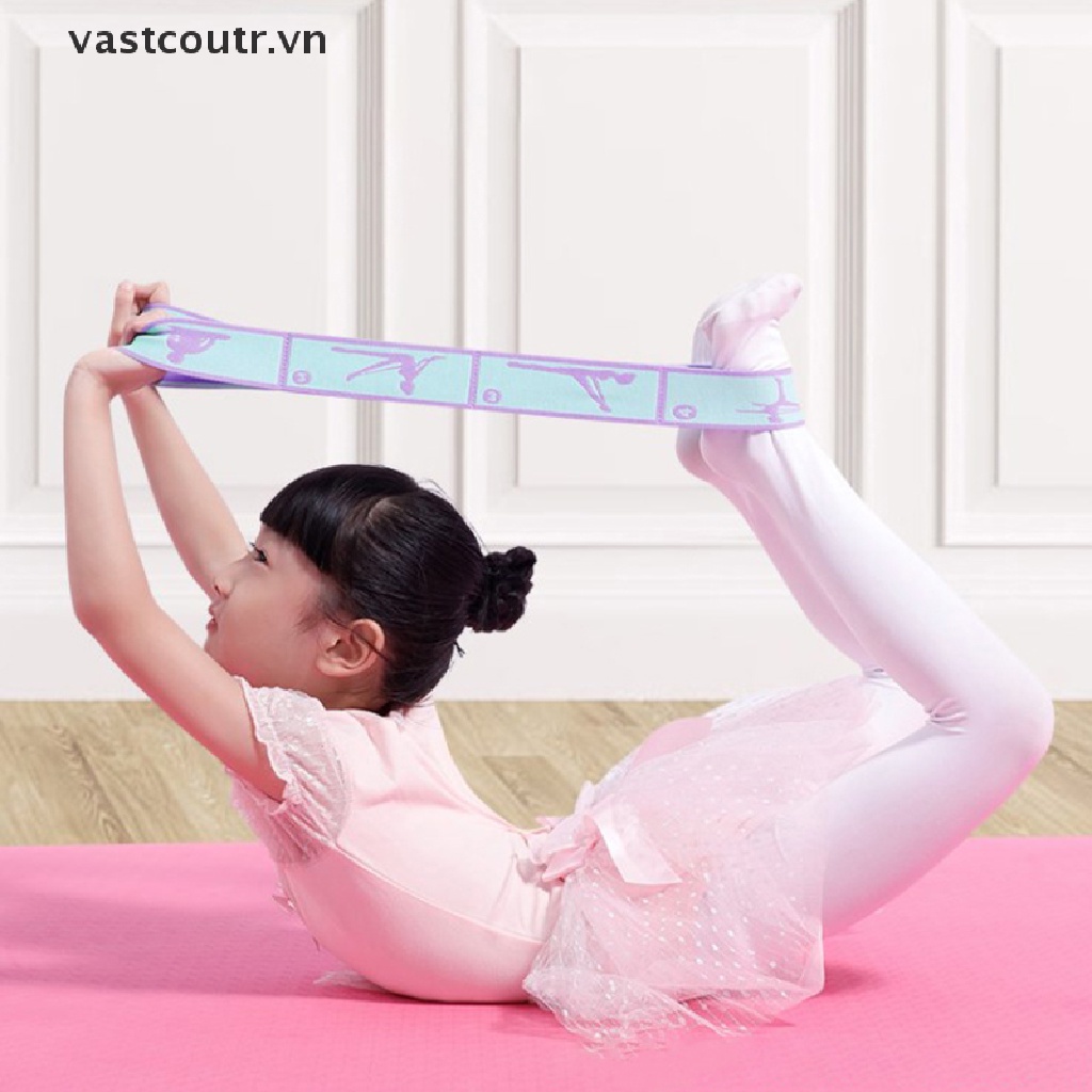 Dây Đai Kháng Lực Co Giãn Hỗ Trợ Tập Yoga / Pilates / Nhảy Múa Cho Người Mới Bắt Đầu