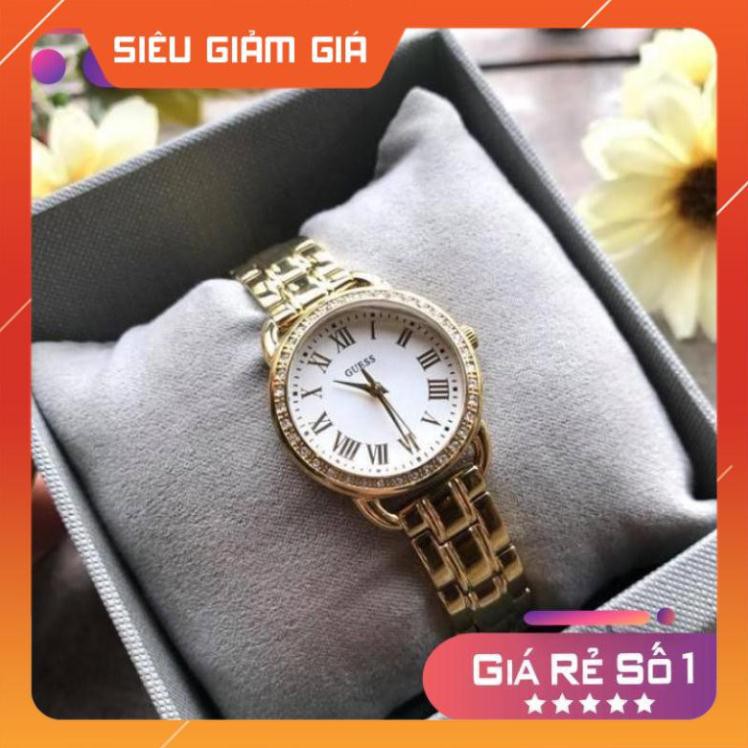 [New 2021] Đồng Hồ Nữ Guess U0837L2 Màu Vàng Full Box ⚜️Hàng Authentic⚜️