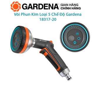 Vòi phun kim loại 5 chế độ gardena 18317-20