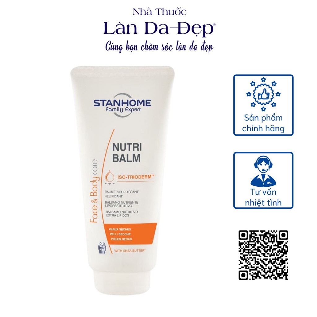 Kem dưỡng ẩm Stanhome Derma Care Lipid Extra làm dịu da chăm sóc da cho da khô nhạy cảm 200ml