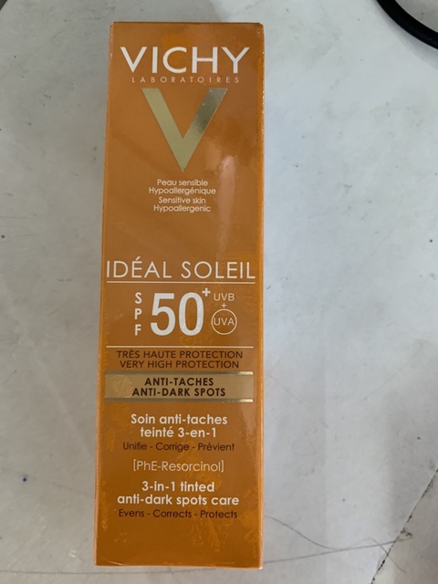 [Mã FMCGMALL -8% đơn 250K] Kem chống nắng giảm thâm nám SPF 50+ Vichy Capital Soleil UVB+UVA Anti Dark Spot 3 in 1 50ml | BigBuy360 - bigbuy360.vn