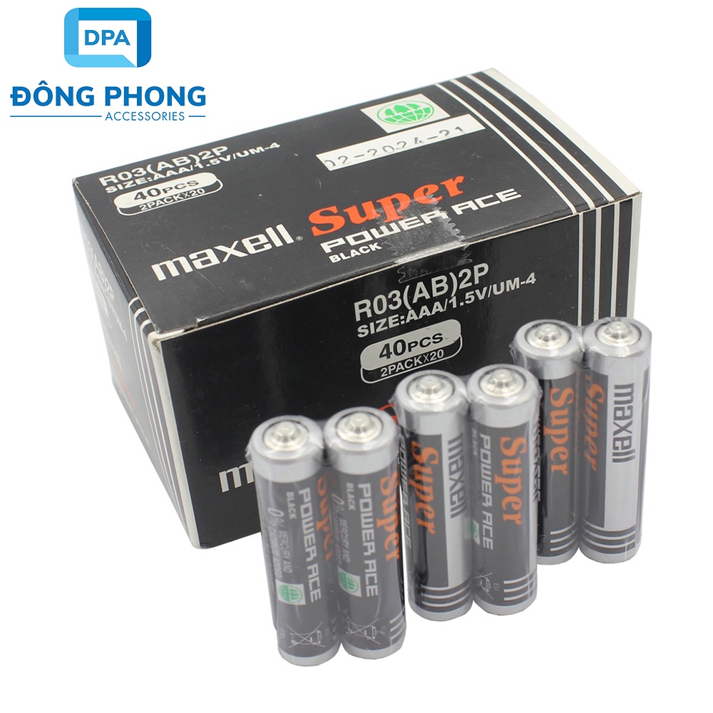 Combo 4 Viên Pin Maxell AAA Chính Hãng