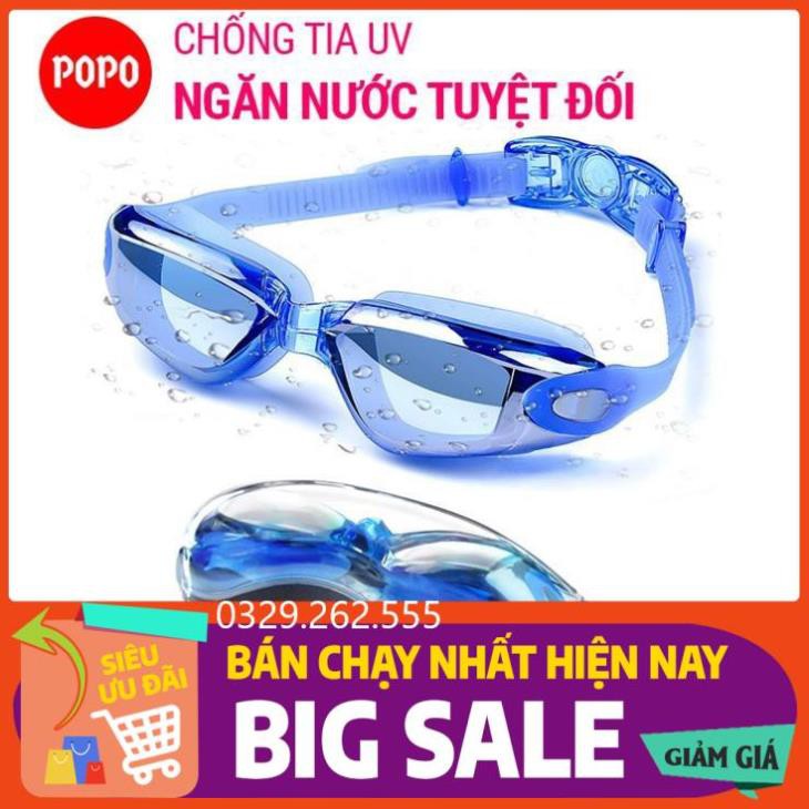 (FreeShip) Kính bơi phản quang thời trang cao cấp, Chống UV, Chống hấp hơi