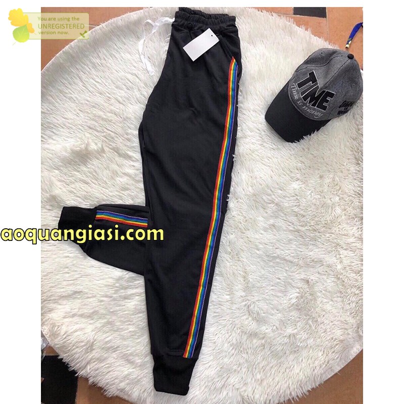 Quần Jogger hể thao dây cầu vồng mẫu 5 MT587