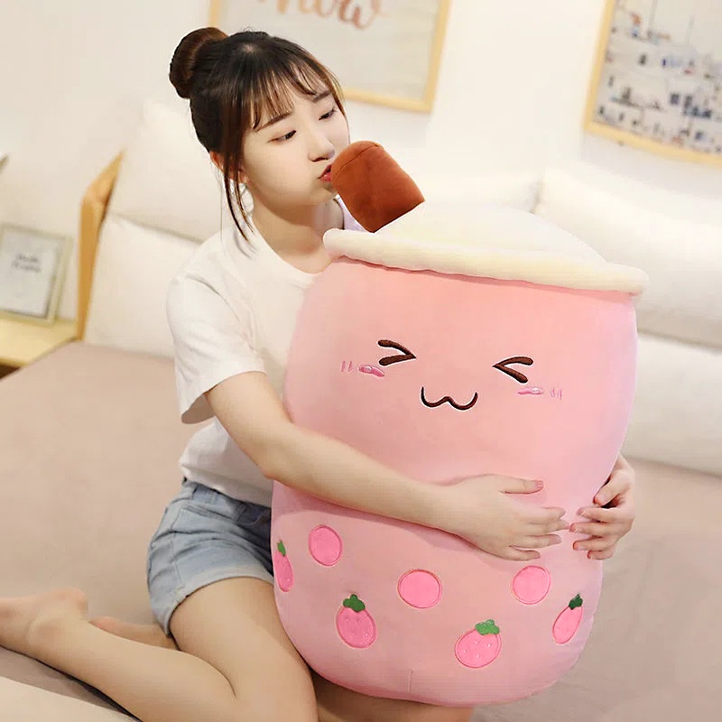 Gối Tựa Lưng Nhồi Bông Mềm Mại Họa Tiết Hoạt Hình Dễ Thương