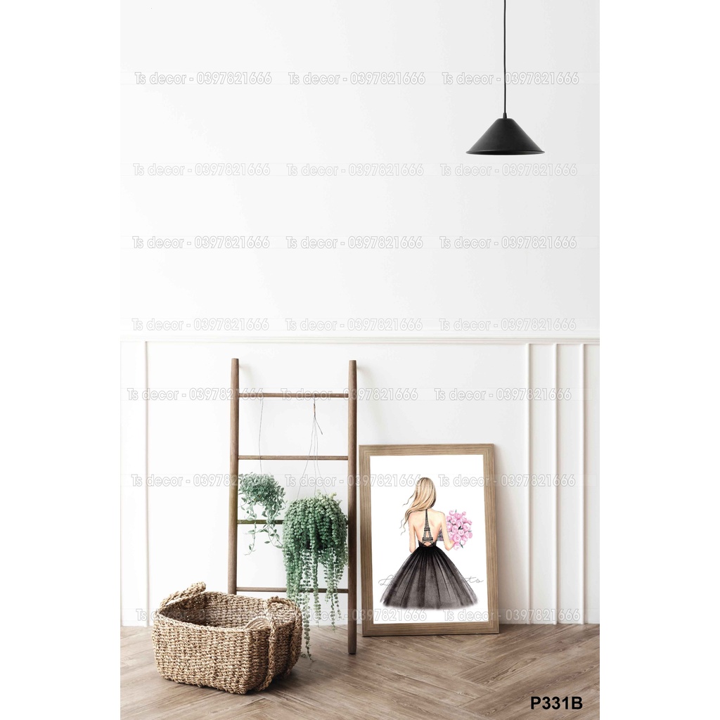 Phông nền chụp ảnh livestream màu trắng in kèm phụ kiện 3D