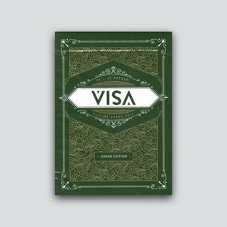 Bài tây Poker Visa Green Playing Cards