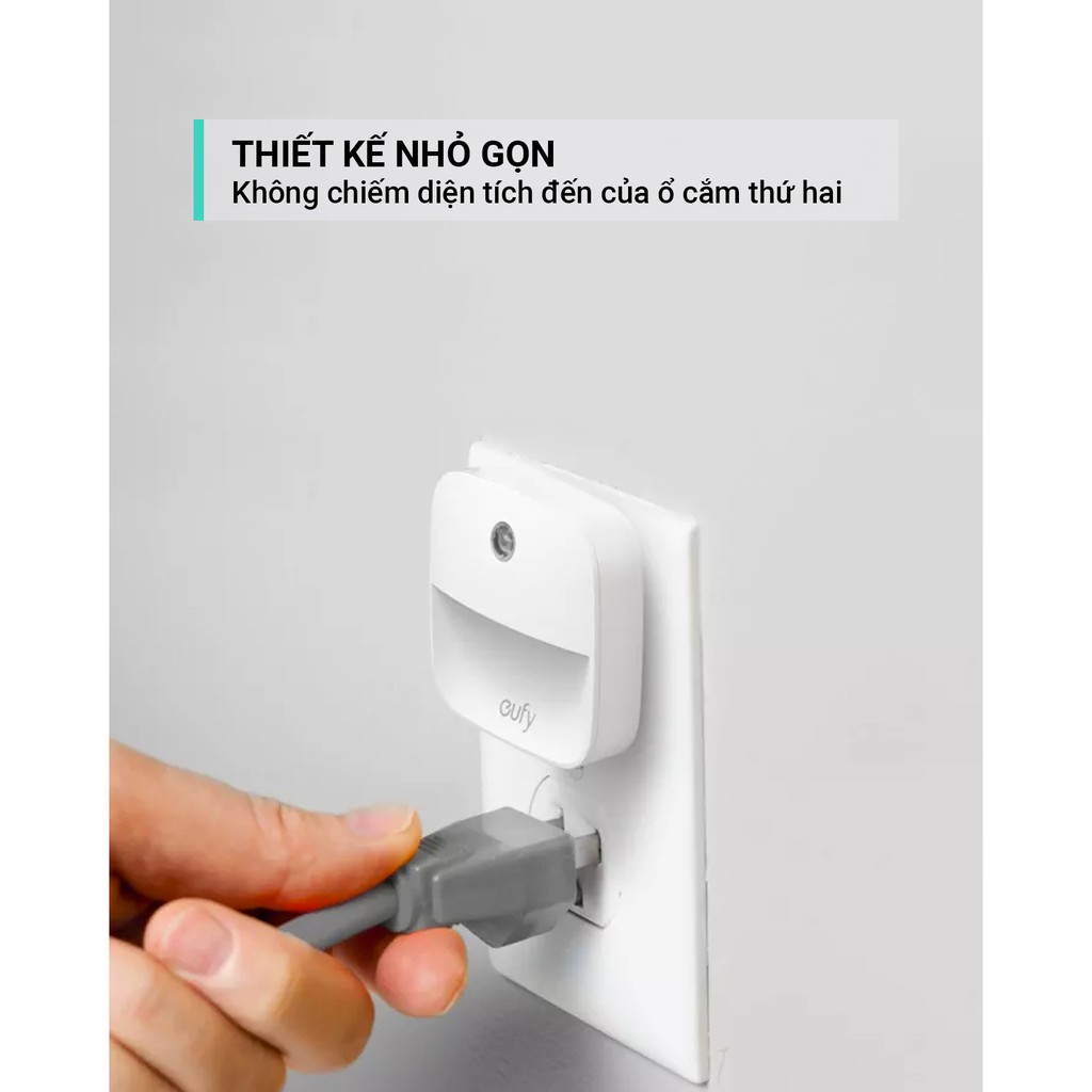 Bộ 4 đèn EUFY Lumi Plug-in, 0.4W - T1303