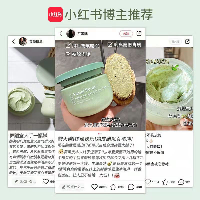 Bùn Tẩy Tế Bào Chết Toàn Thân Thành Phần Từ Bơ