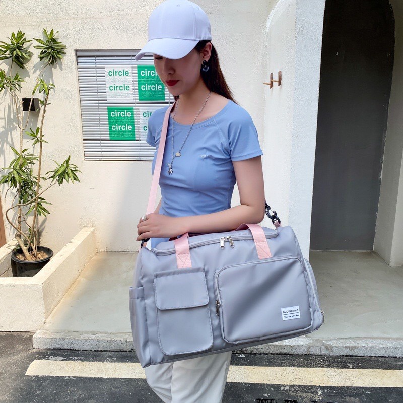 Túi xách đựng đồ du lịch, tập gym đồ thể thao đa năng chống thấm nước phân loại khô ướt, có chỗ để giày siêu xịn sò