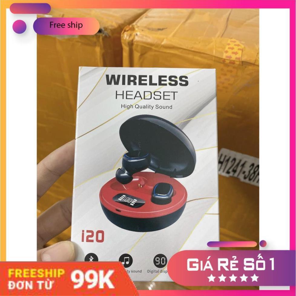 Tai Nghe Bluetooth TWS I20 - Phiên Bản 2021 , Chống Ồn Thế Hệ Mới - Bảo Hành 6 Tháng