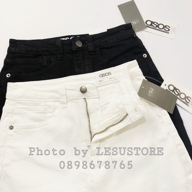 ẢNH THẬT Chân váy jeans midi trơn xẻ giữa lưng cao | BigBuy360 - bigbuy360.vn