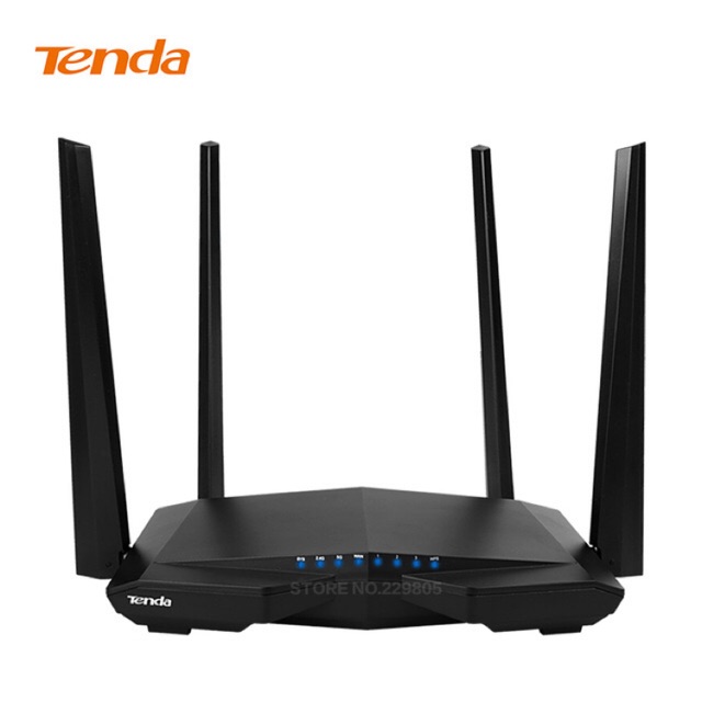 Router ant Wifi Tenda AC6 4 anten, wifi chuẩn AC, công suất cao phát sóng cực mạnh, xuyên tường tốt. Có chứcnăngRepeater