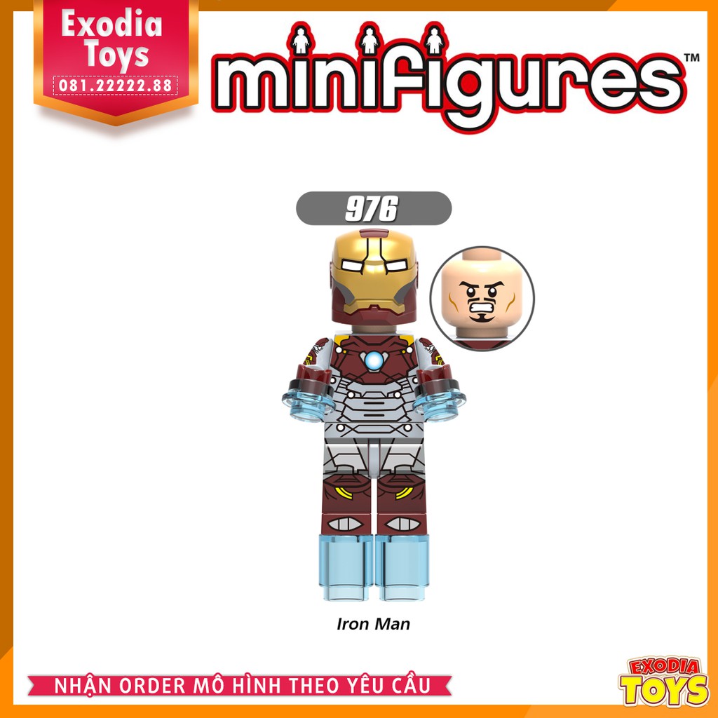 Xếp hình minifigure Marvel Avengers Biệt đội siêu anh hùng - Đồ Chơi Lắp Ghép Sáng Tạo - X0221