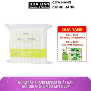 Bông Tẩy Trang Miniso 180 Miếng - HB0207