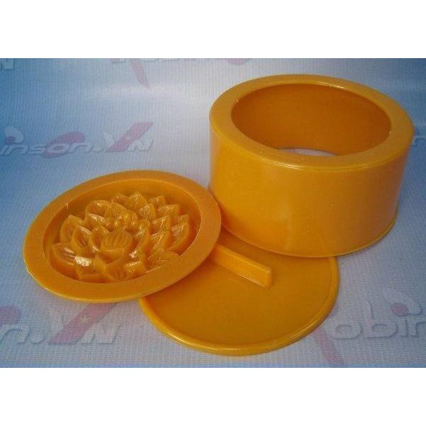 [Ảnh thật] Khuôn xôi nhựa hình hoa sen 15cm bền đẹp, tiện dụng