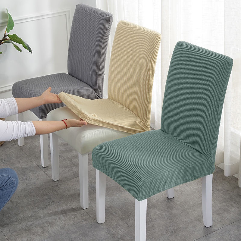 Vỏ Bọc Ghế Ngồi Bàn Ăn Chất Liệu Dày Dặn Co Giãn Chống Bụi Bẩn/ Mòn Tiện Dụng Chất Lượng Cao